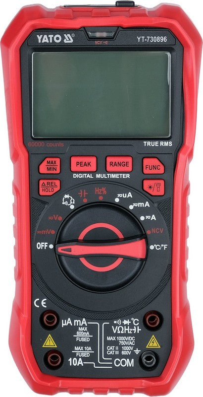 True Rms Lcd 60000 digital mätare.