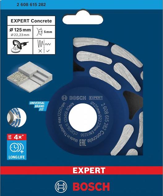 Diamentowe ostrze garnkowe Expert Concrete 125 mm