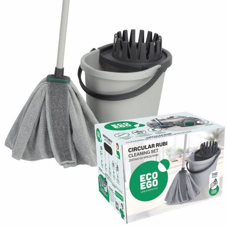 York Circular Eco Ego Cleaning Set Bucket + Mop