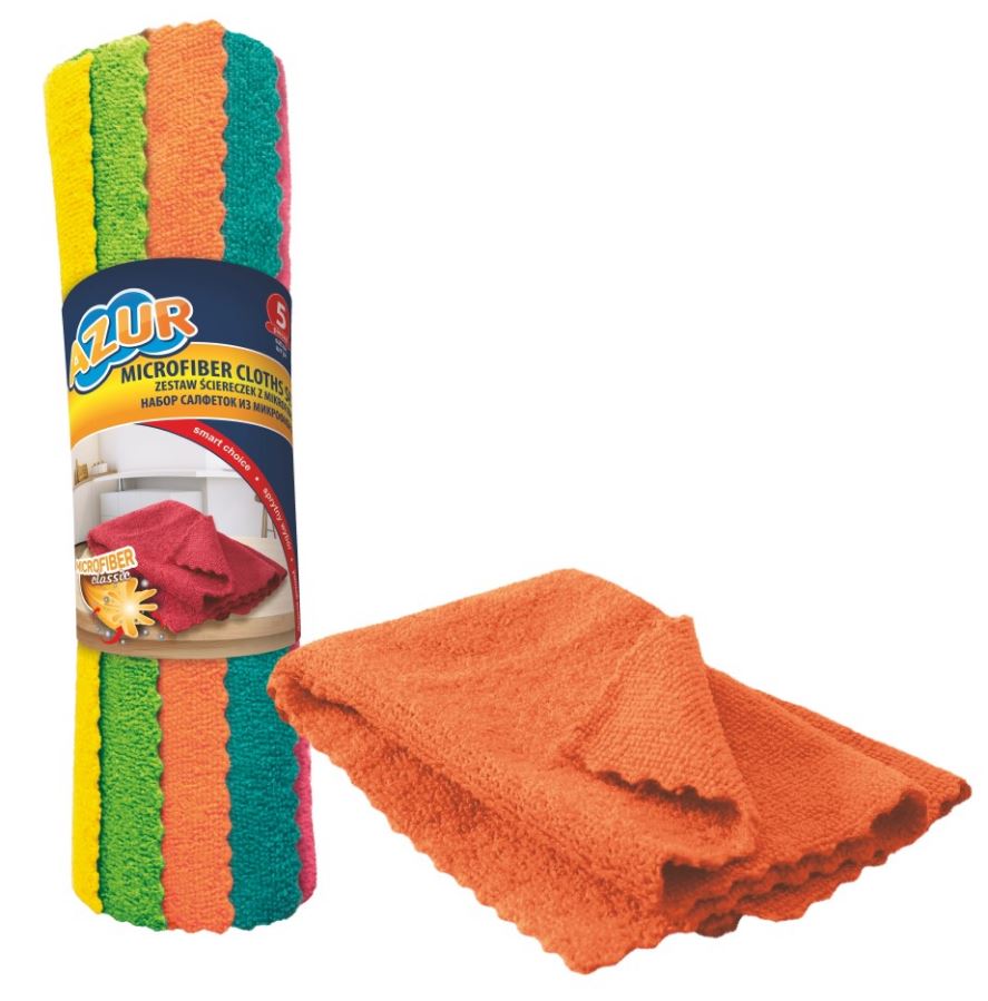 Set Panni in Microfibra York Azur 5 Pz