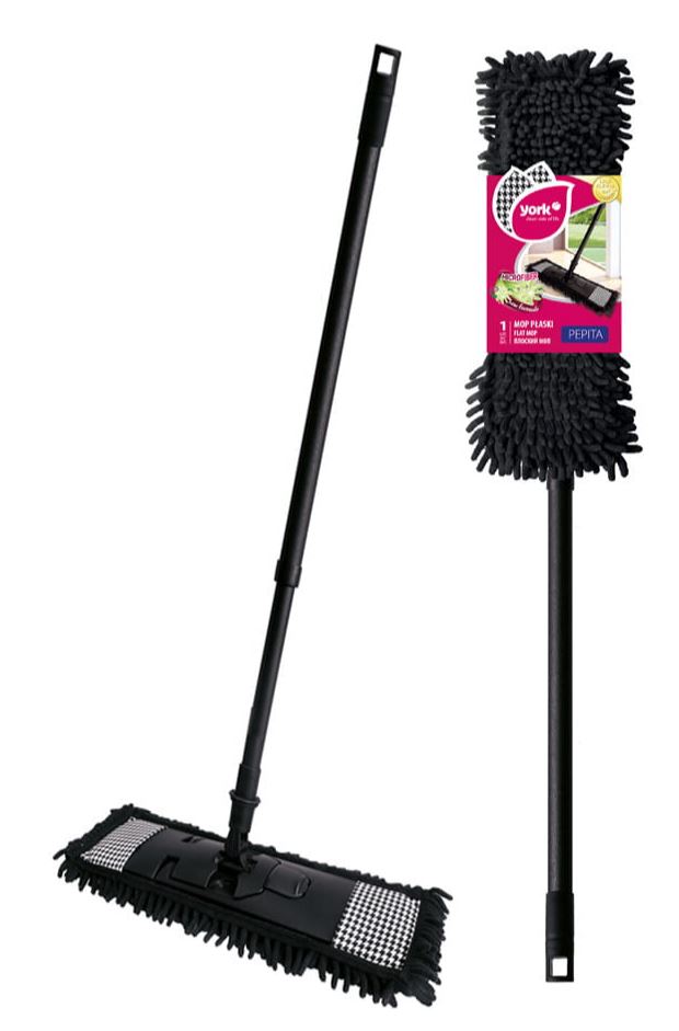 York Flat Mop Vikbar Pepita