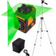 30 M Flat Laser 5 Lines Case + 1,5 m stativ