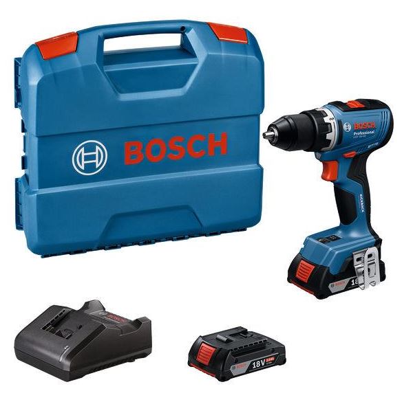 Trapano avvitatore a batteria Gsr 18v-65 2*2.0ah