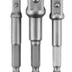 Szűkítő készlet 1/2'/1/4'/3/8" - 1/4" hatlapú aljzatokhoz 3 db