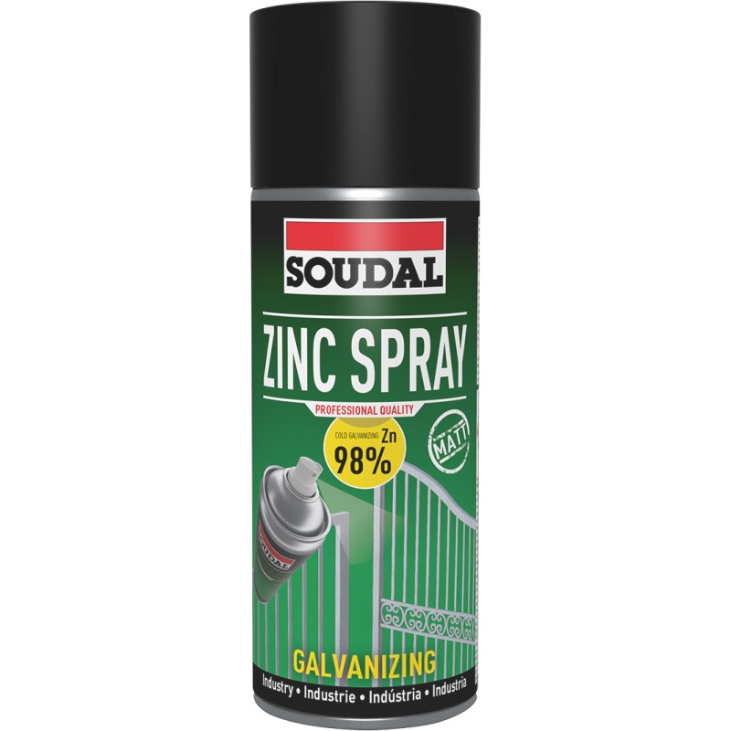Zinc Spray Matt 98% Acryl 400ml