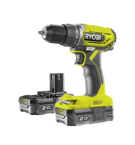 Акумулаторна бормашина R18dd2-220s 2*2.0ah One+