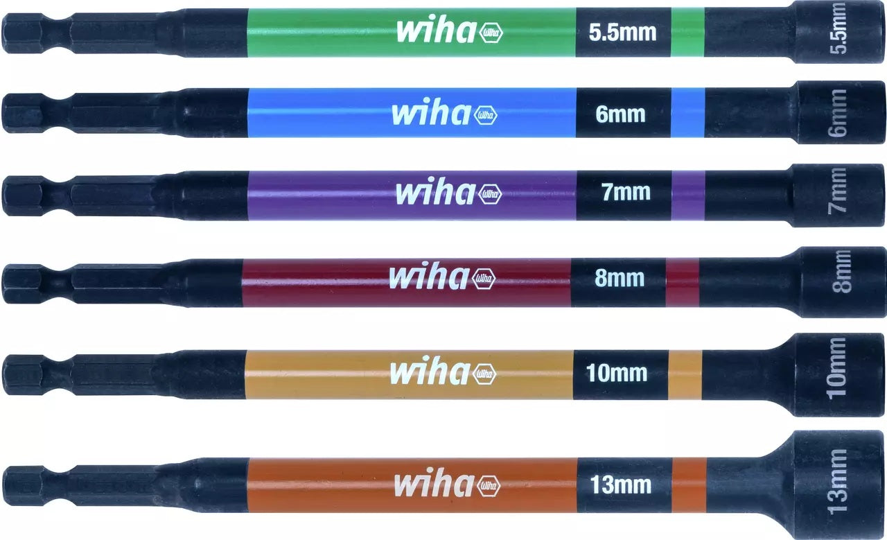 Jeu de douilles magnétiques 5,5-13 mm * 150 mm 6 pièces colorées