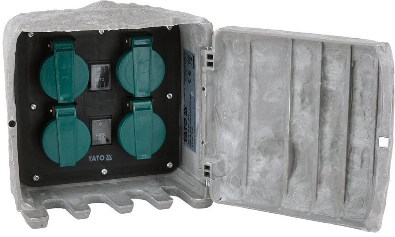 Tuinstopcontact Stone Hit Ip44 4*230v
