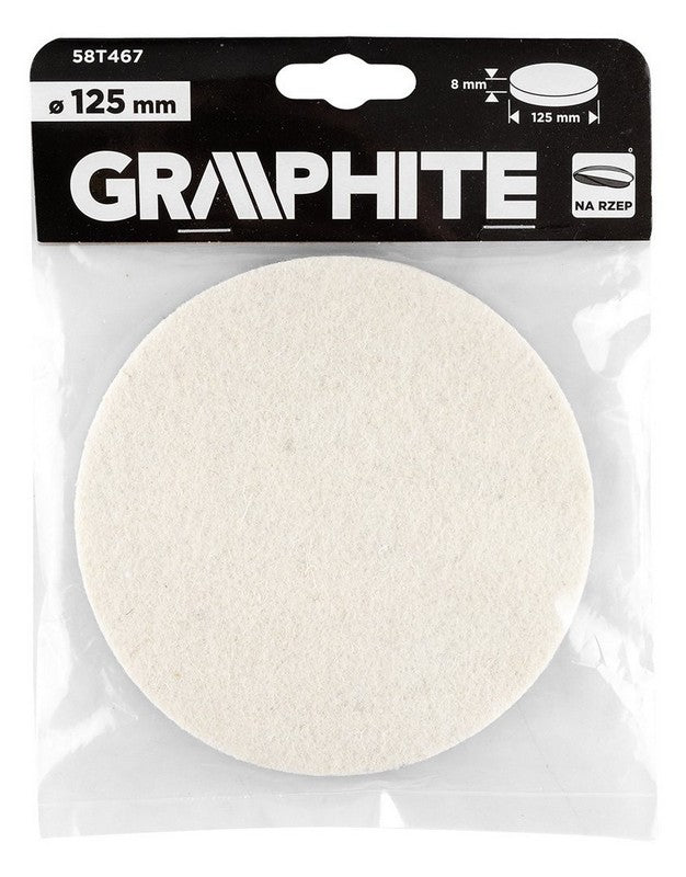 Leštící plsť se suchým zipem 125*8mm