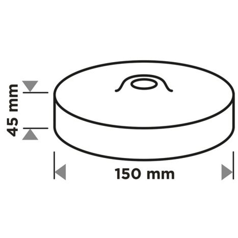 Polerskum med skive 125mm M14