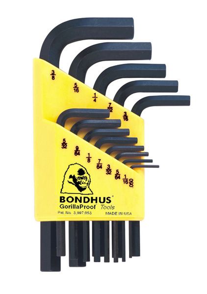 Short Incentive Hex Key Set '0.50-3/8' 13 Pcs.