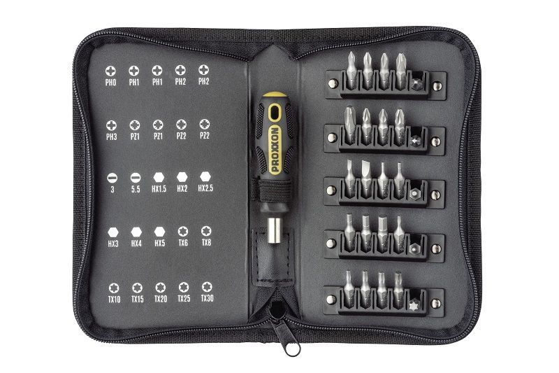 Mini Flex-dot Bit Set With Handle In Case 26 Pcs.