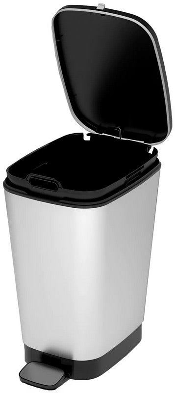 Curver Waste Bin With Pedal 45l - Metallic