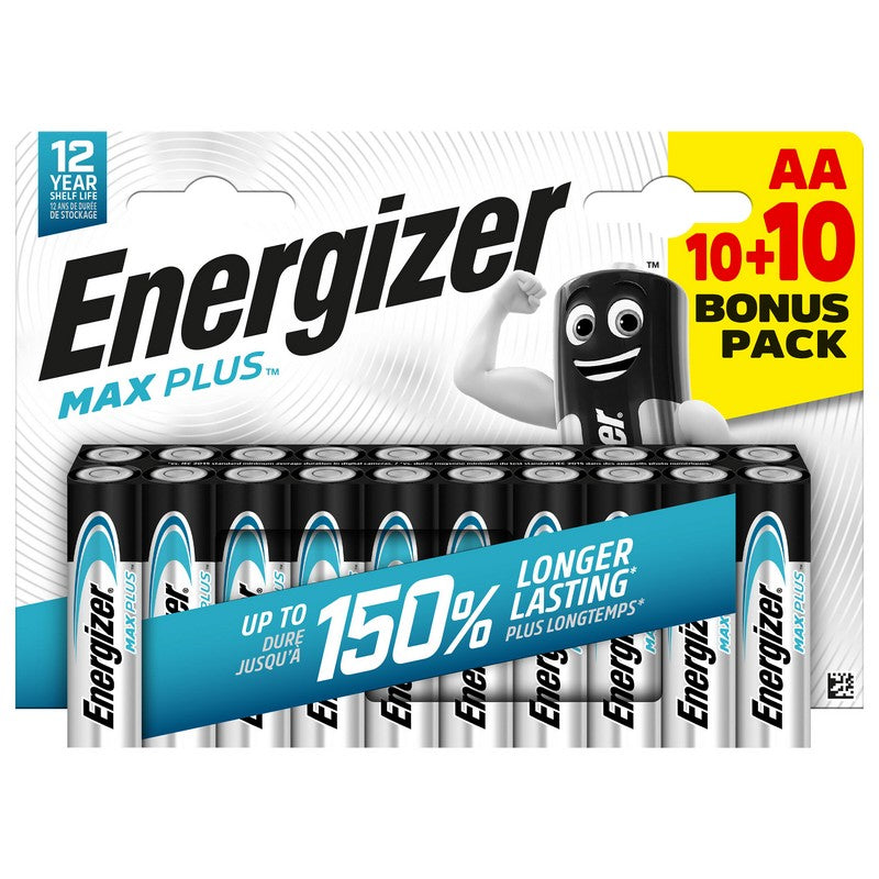 Bateria Energizer Max Plus Aa Lr6 10+10 szt.