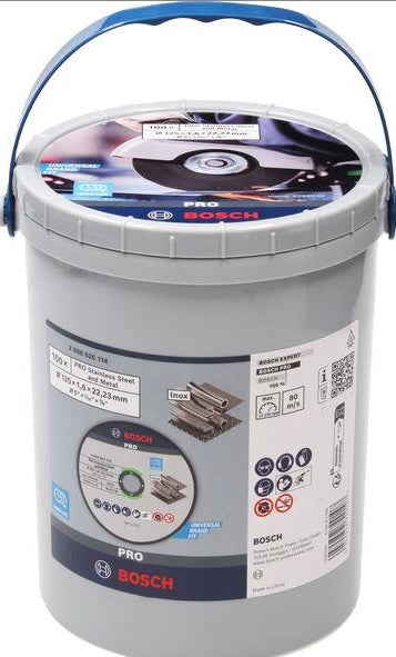 Disc Plat 125*1,6*22 Pentru Metal 100 Buc Intr-un Container
