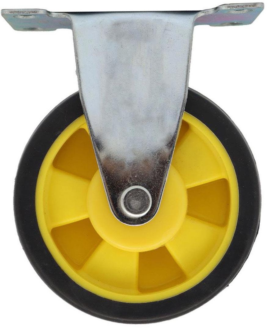 Roue fixe pour chariot à plate-forme