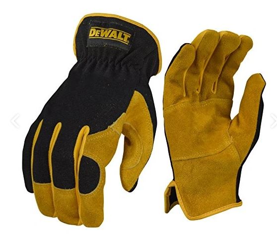 Dewalt megerősített bőrkesztyű L-es méretű