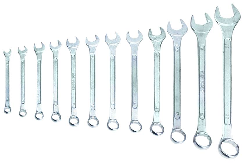 Conjunto de chaves combinadas 12 peças 6-22mm