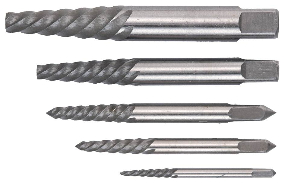 5-delade Bolt Extractors 3.3-19.0