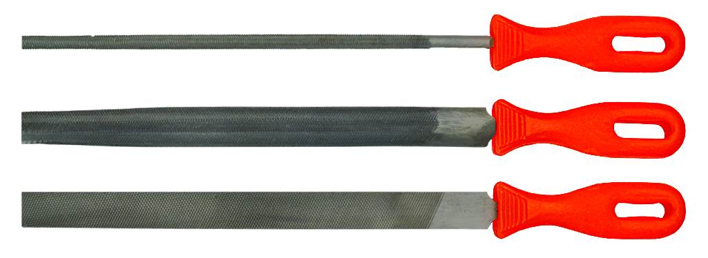 Metallfiler set om 3