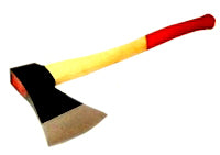 Steelbijl, houten schacht, 2,5 kg