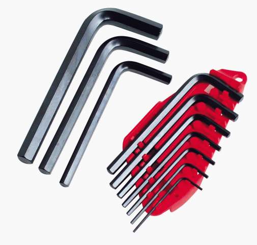 Umbraconøglesæt 10 stk (1,5-10 mm) plastikdispenser [e]