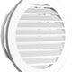 Kerek rács Fi80 115mm barna