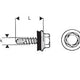 Self-drilling Screw 4.8*35mm Ral 3011