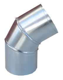 Lutowane, ocynkowane kolanko 120mm