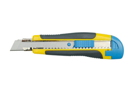 Cuțit Tapet Tapet Mâner Cauciuc 18mm
