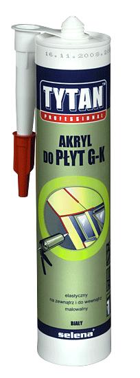 Akryl tytanowy do płyt gipsowo-kartonowych 280ml Biały