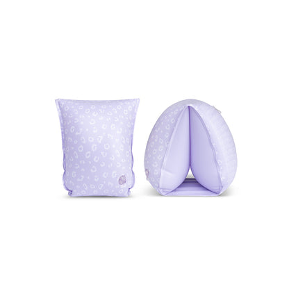 Opaski na ramię Swim Essentials – Lila – Lampart