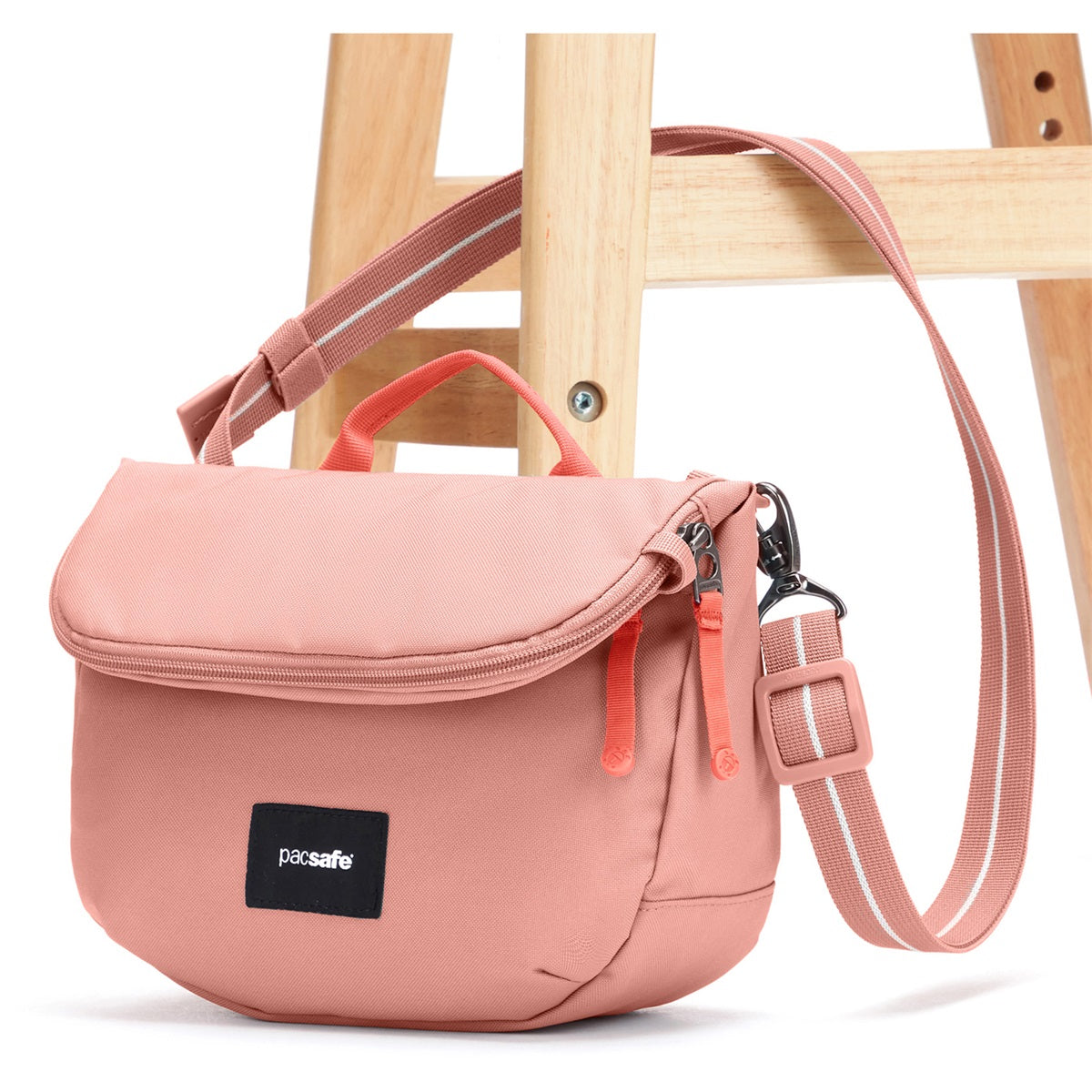 Pacsafe Go Saddle Crossbody Rose