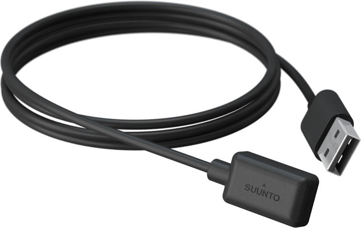Czarny magnetyczny kabel USB Suunto