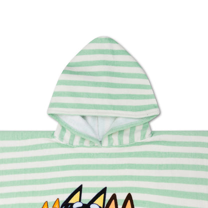 Poncho de plage Swim Essentials - Blanc/bleu - Bleu - 65 X 65 Cm