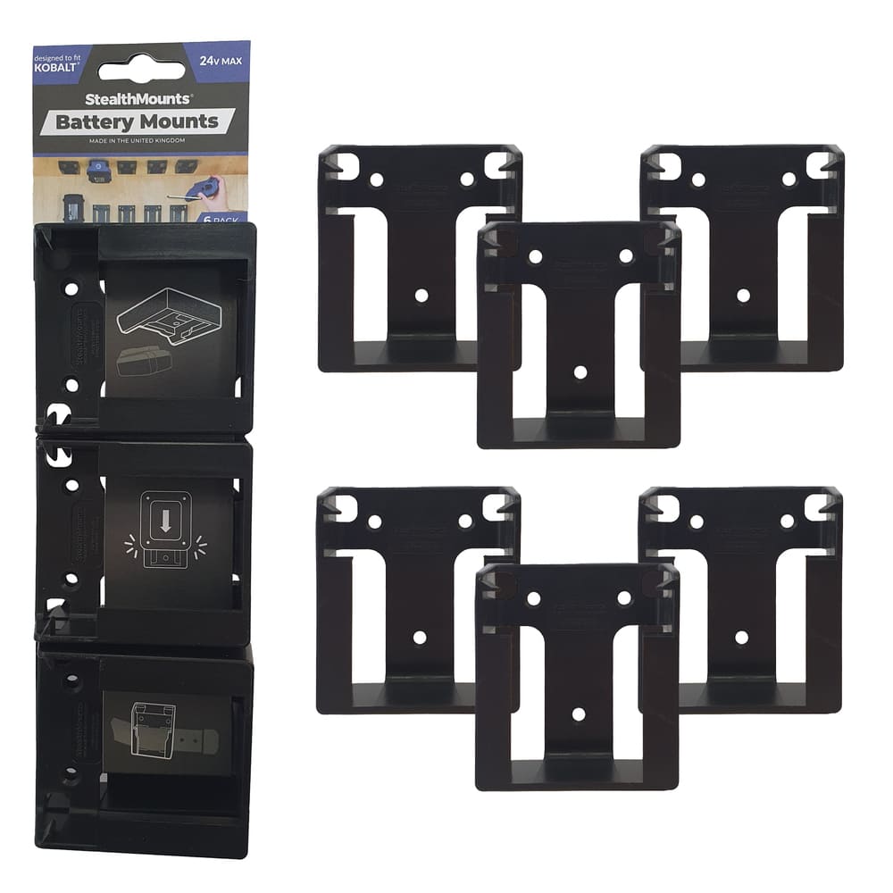 Стойки за батерии за Kobalt 24v 6 Pack Stealthmounts