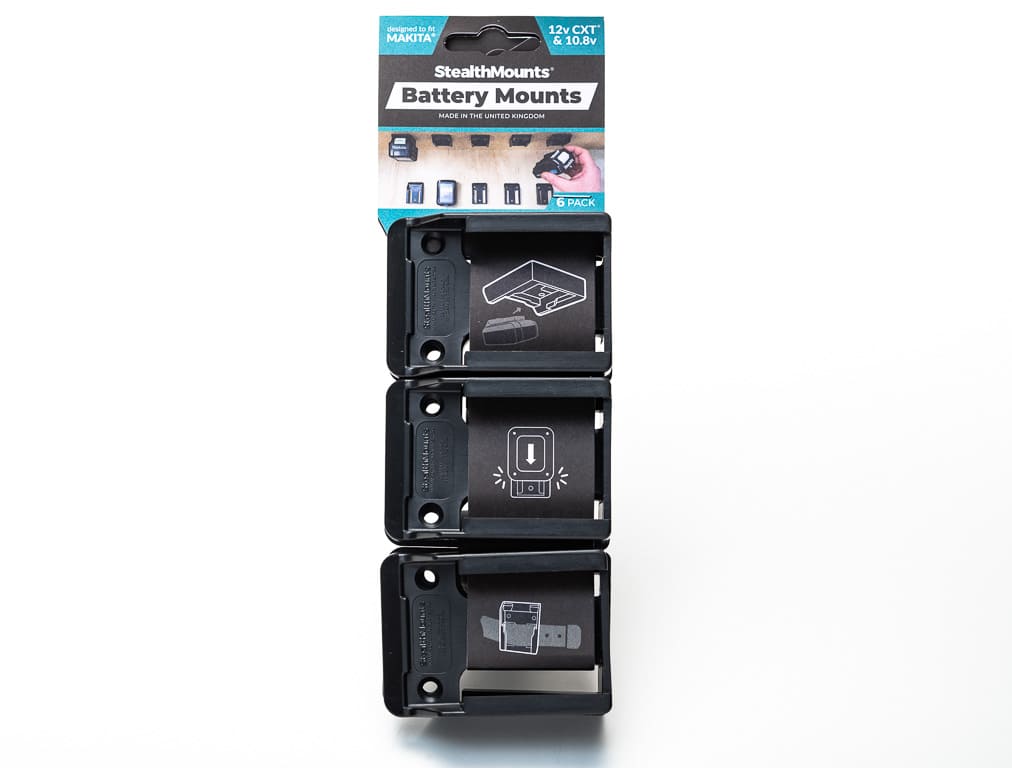 Akkumulátortartók Makita 12V / 10,8V Cxt 6-csomagos lopakodó rögzítőkhöz