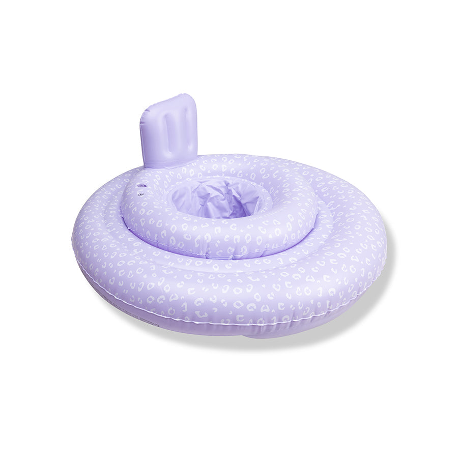 Galleggiante per bebè Swim Essentials - Lila - Leopardo - 0/1 anno