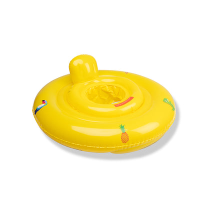 Swim Essentials Baby Float - Yellow - Golden Safari - 0/1 Years