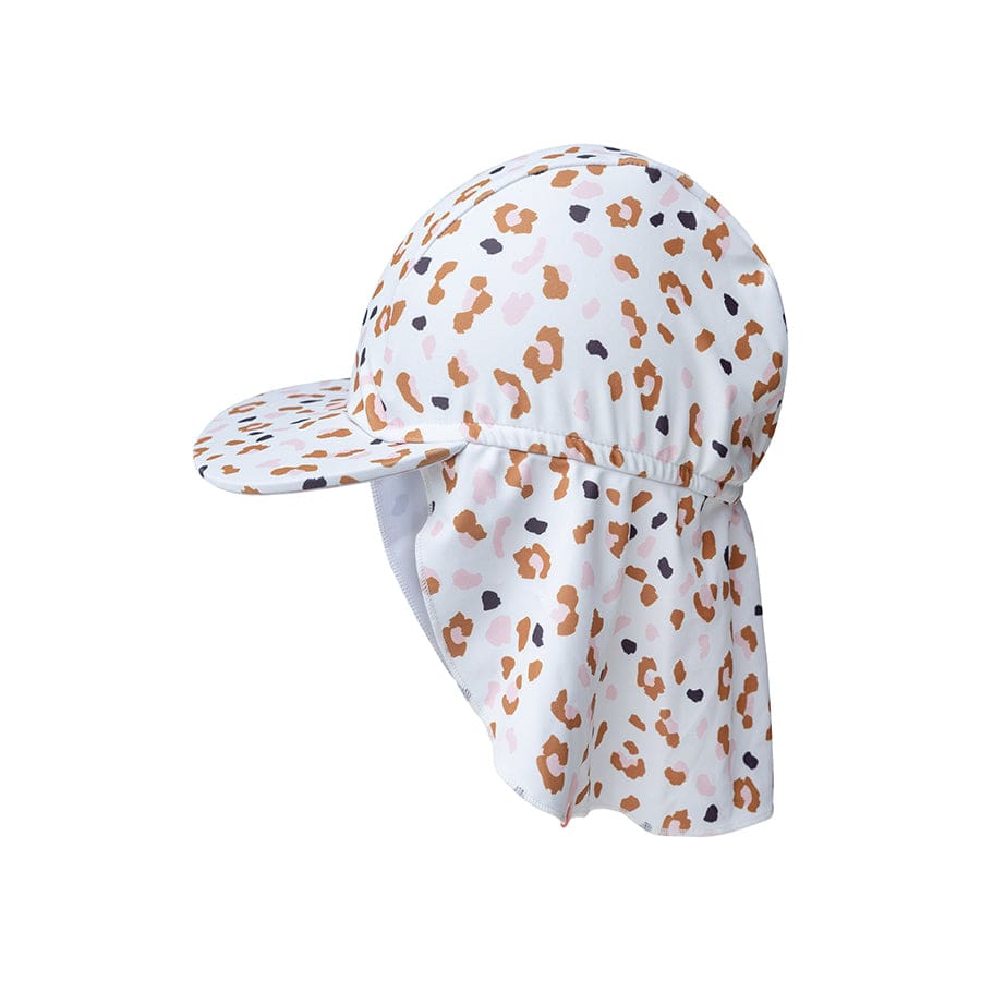 Swim Essentials Sun Cap - Khaki - Leopard