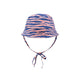 Swim Essentials Sun Hat - Blue/orange - Vibrant Stripes