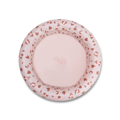 Swim Essentials Babybecken - Altrosa - Leopard - Ø 60 cm