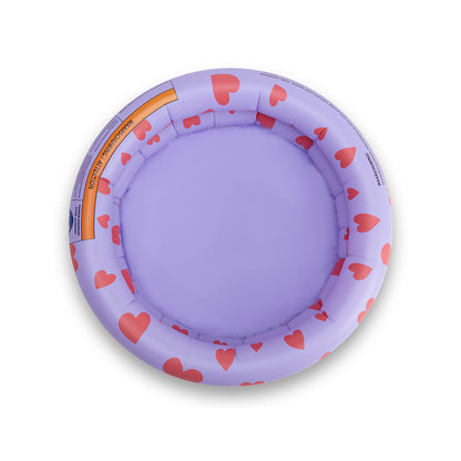 Swim Essentials Babypool - Lilla - Hjerter - Ø 60 Cm
