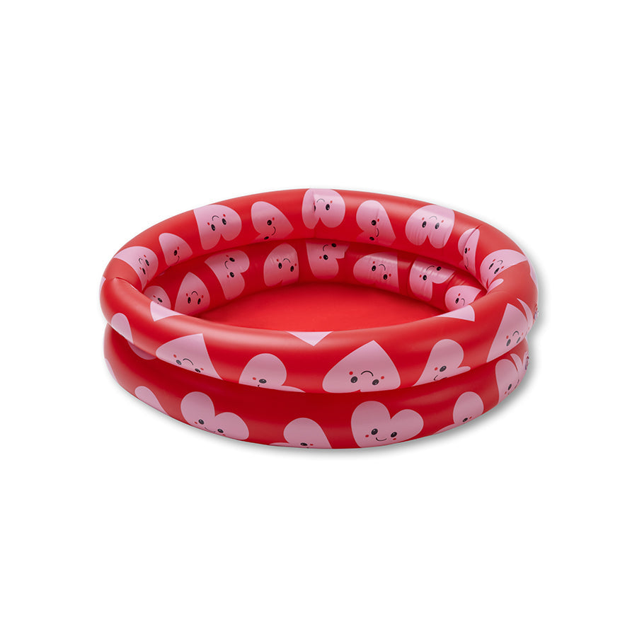 Бебешки басейн Swim Essentials - Червен - Сърца - Ø 60 Cm