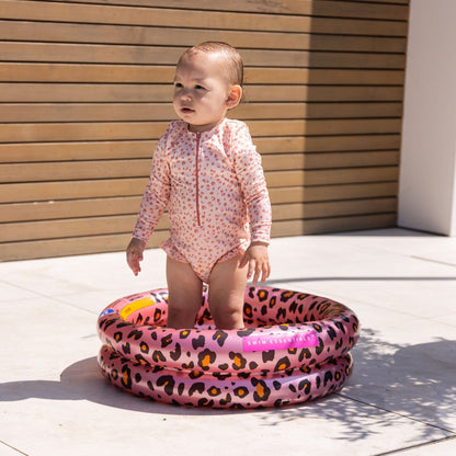 Swim Essentials Babypool - Rose/guld - Safari Chic - Ø 60 Cm