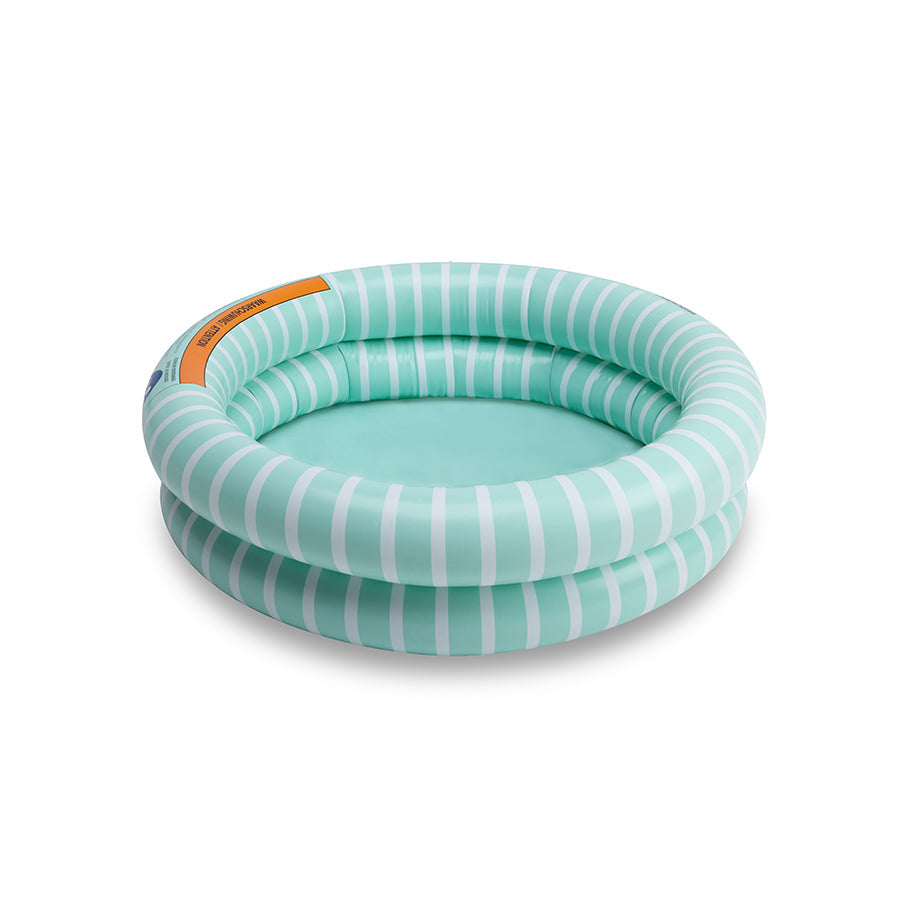Swim Essentials Baby Pool - Green - Resort Stripe - Ø 60 Cm