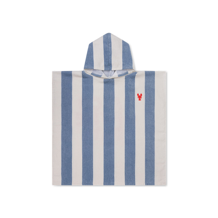 Swim Essentials Beach Poncho - Blue - Catch Of The Day - 65 X 65 Cm