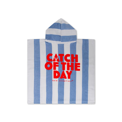 Plážové pončo Swim Essentials – modré – Catch Of The Day – 65 X 65 cm
