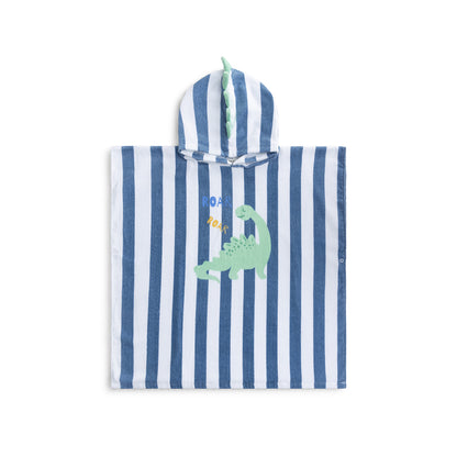 Swim Essentials Beach Poncho - Blue - Dino - 65 X 65 Cm