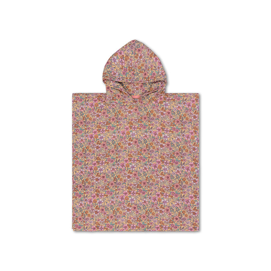 Swim Essentials Beach Poncho - Multicolor - Blossom - 50 X 50 Cm
